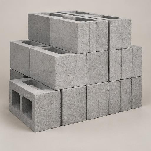 Concrete building blocks